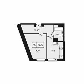 46 м², 2-комнатная квартира 3 600 000 ₽ - изображение 64