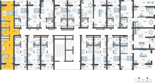 51,1 м², 2-комнатная квартира 18 367 790 ₽ - изображение 42