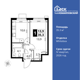 35,3 м², 1-комнатная квартира 12 582 332 ₽ - изображение 48