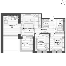 78 м², 4-комнатная квартира 19 500 000 ₽ - изображение 53