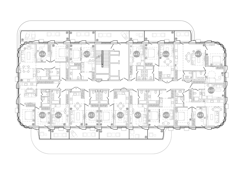 35 м², 1-комнатная квартира 14 299 000 ₽ - изображение 138