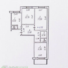 Квартира 65,7 м², 3-комнатная - изображение 1