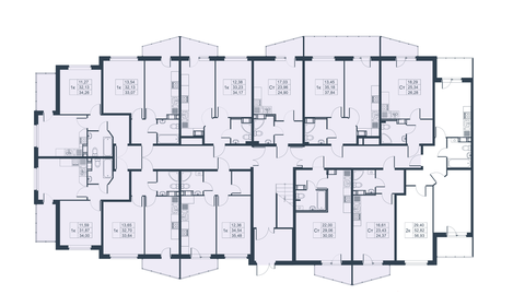 Квартира 56,9 м², 2-комнатная - изображение 2