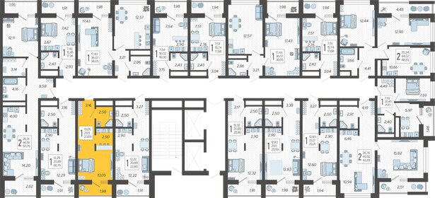 29,2 м², квартира-студия 11 500 000 ₽ - изображение 128