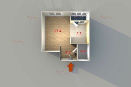 36 м², 1-комнатная квартира 4 250 000 ₽ - изображение 51