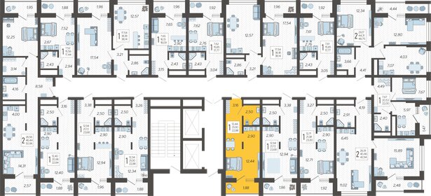 20,5 м², апартаменты-студия 10 086 175 ₽ - изображение 120