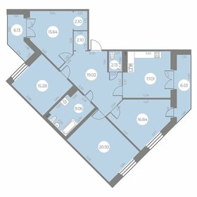 110 м², 4-комнатная квартира 15 390 000 ₽ - изображение 73