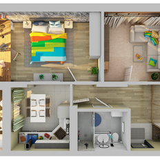 Квартира 52,8 м², 2-комнатная - изображение 4