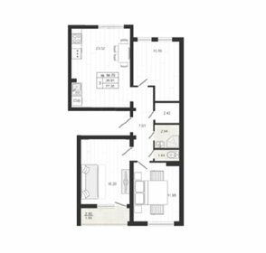 Квартира 79,4 м², 3-комнатная - изображение 1