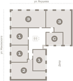 52,8 м², 2-комнатная квартира 6 200 000 ₽ - изображение 89