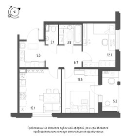 42 м², 1-комнатная квартира 4 750 000 ₽ - изображение 68