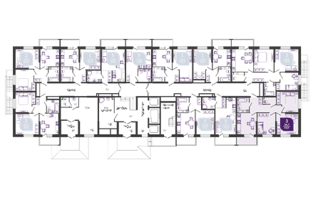 65 м², 3-комнатная квартира 7 499 000 ₽ - изображение 54