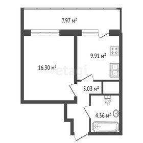 Квартира 37,9 м², 1-комнатная - изображение 1