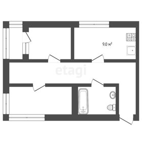 Квартира 53 м², 2-комнатная - изображение 1