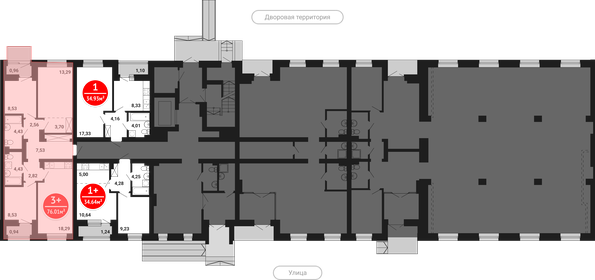 70,7 м², 3-комнатная квартира 7 921 760 ₽ - изображение 24