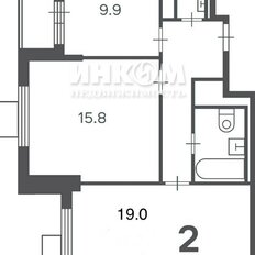 Квартира 56,8 м², 2-комнатная - изображение 4