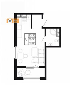 Квартира 29,1 м², студия - изображение 5