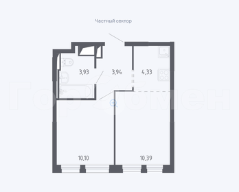 Квартира 33 м², 2-комнатная - изображение 1