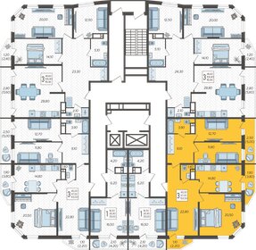 110,9 м², 3-комнатная квартира 12 199 000 ₽ - изображение 17