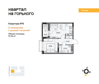 68,9 м², 3-комнатная квартира 5 495 000 ₽ - изображение 46