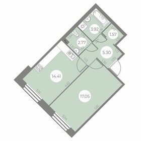 39,2 м², 1-комнатная квартира 8 990 000 ₽ - изображение 57