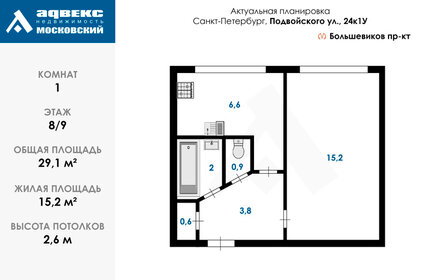 Купить квартиру площадью 17 кв.м. у станции Сортировочная в Москве - изображение 2