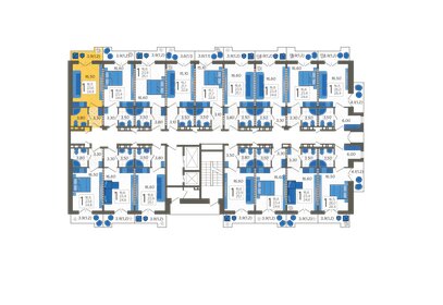 26 м², квартира-студия 6 900 000 ₽ - изображение 84