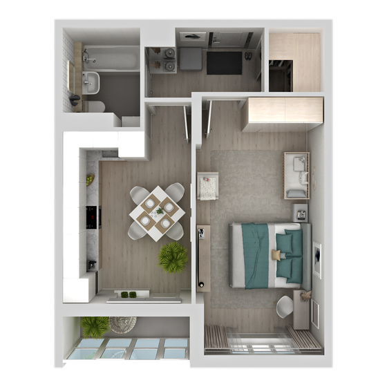 42,3 м², 1-комнатная квартира 5 514 400 ₽ - изображение 1