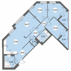 Квартира 114,1 м², 4-комнатная - изображение 1
