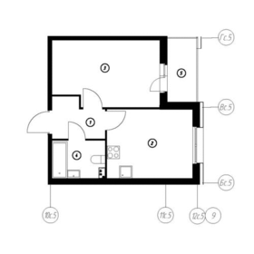 41,3 м², 1-комнатная квартира 6 160 721 ₽ - изображение 12
