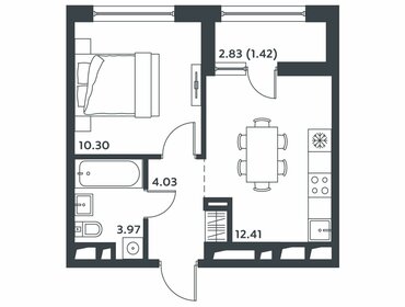 36,3 м², 1-комнатная квартира 9 750 000 ₽ - изображение 46