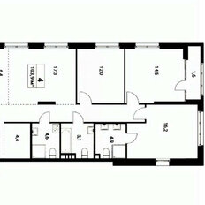 Квартира 104 м², 4-комнатная - изображение 1