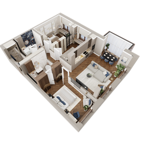 Квартира 100,8 м², 3-комнатная - изображение 4