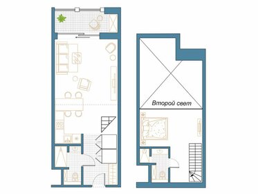 Квартира 61,8 м², 2-комнатные - изображение 1