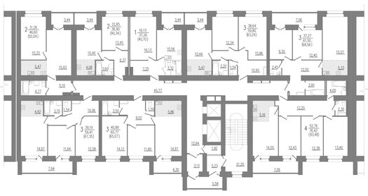 70,8 м², 3-комнатная квартира 5 750 000 ₽ - изображение 52