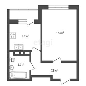 39 м², 1-комнатная квартира 2 600 000 ₽ - изображение 31