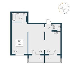 66,6 м², 2-комнатная квартира 6 450 000 ₽ - изображение 65
