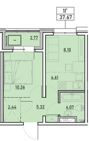 42 м², 1-комнатная квартира 3 270 000 ₽ - изображение 61