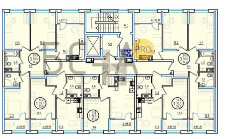 Квартира 35,4 м², 1-комнатная - изображение 2