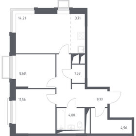54,5 м², 2-комнатная квартира 15 412 332 ₽ - изображение 24