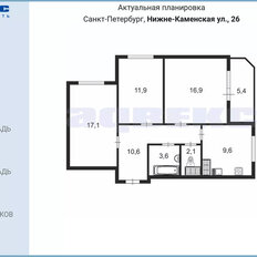 Квартира 71,8 м², 3-комнатная - изображение 2