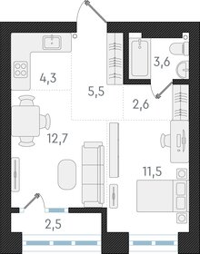 39,7 м², 2-комнатная квартира 8 450 000 ₽ - изображение 27