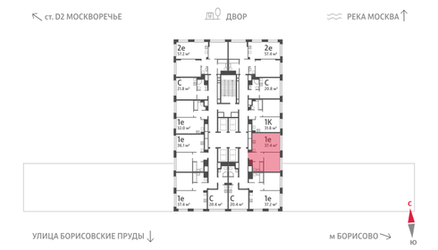 37,2 м², 1-комнатная квартира 16 835 790 ₽ - изображение 34