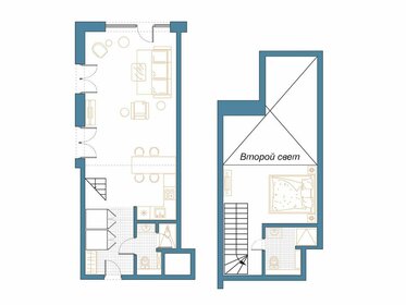 Квартира 61,5 м², 2-комнатные - изображение 1