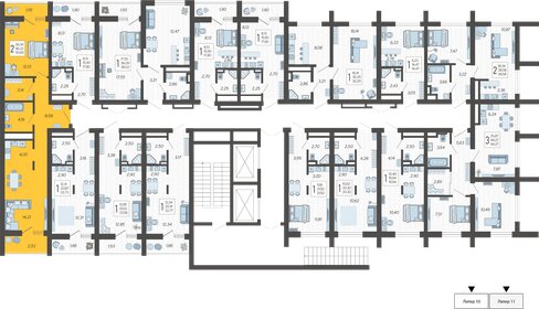 59 м², 2-комнатная квартира 16 000 000 ₽ - изображение 128