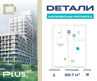 39,8 м², 1-комнатная квартира 7 708 865 ₽ - изображение 31