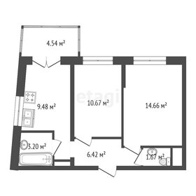 Квартира 49,3 м², 2-комнатная - изображение 1