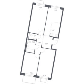 80,6 м², 3-комнатная квартира 14 414 794 ₽ - изображение 23