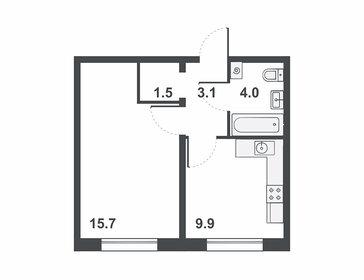 32,3 м², 1-комнатная квартира 5 300 000 ₽ - изображение 66