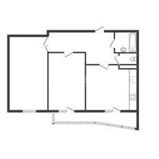 Квартира 73,1 м², 3-комнатная - изображение 2